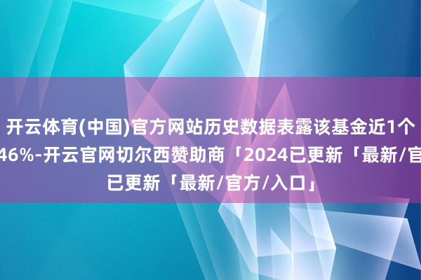 开云体育(中国)官方网站历史数据表露该基金近1个月下降0.46%-开云官网切尔西赞助商「2024已更新「最新/官方/入口」